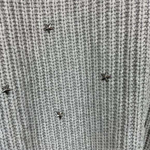 Wildfox Erica Star Studded Split Back Sweater Size S - Picture 6 of 11